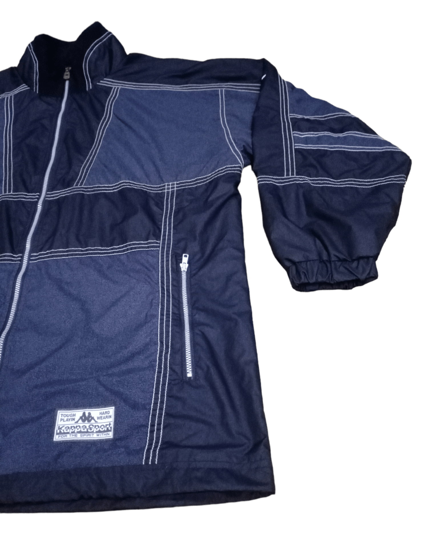 Kappa Vintage 90s Kappa Sport Zipper Jacket Size L Size US L / EU 52-54 / 3 - 2 Thumbnail