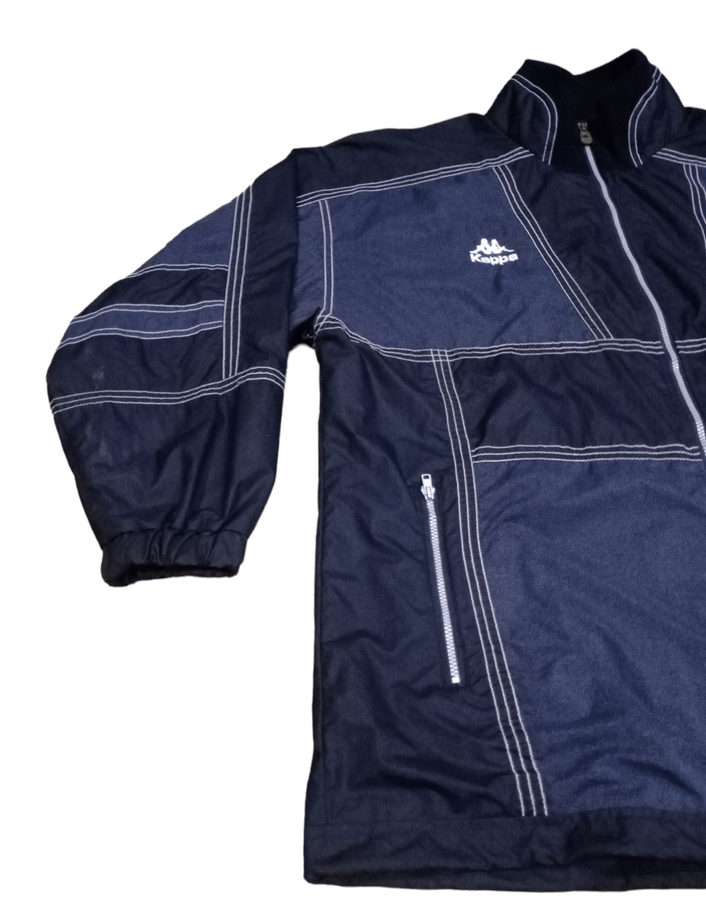 Kappa Vintage 90s Kappa Sport Zipper Jacket Size L Size US L / EU 52-54 / 3 - 3 Thumbnail