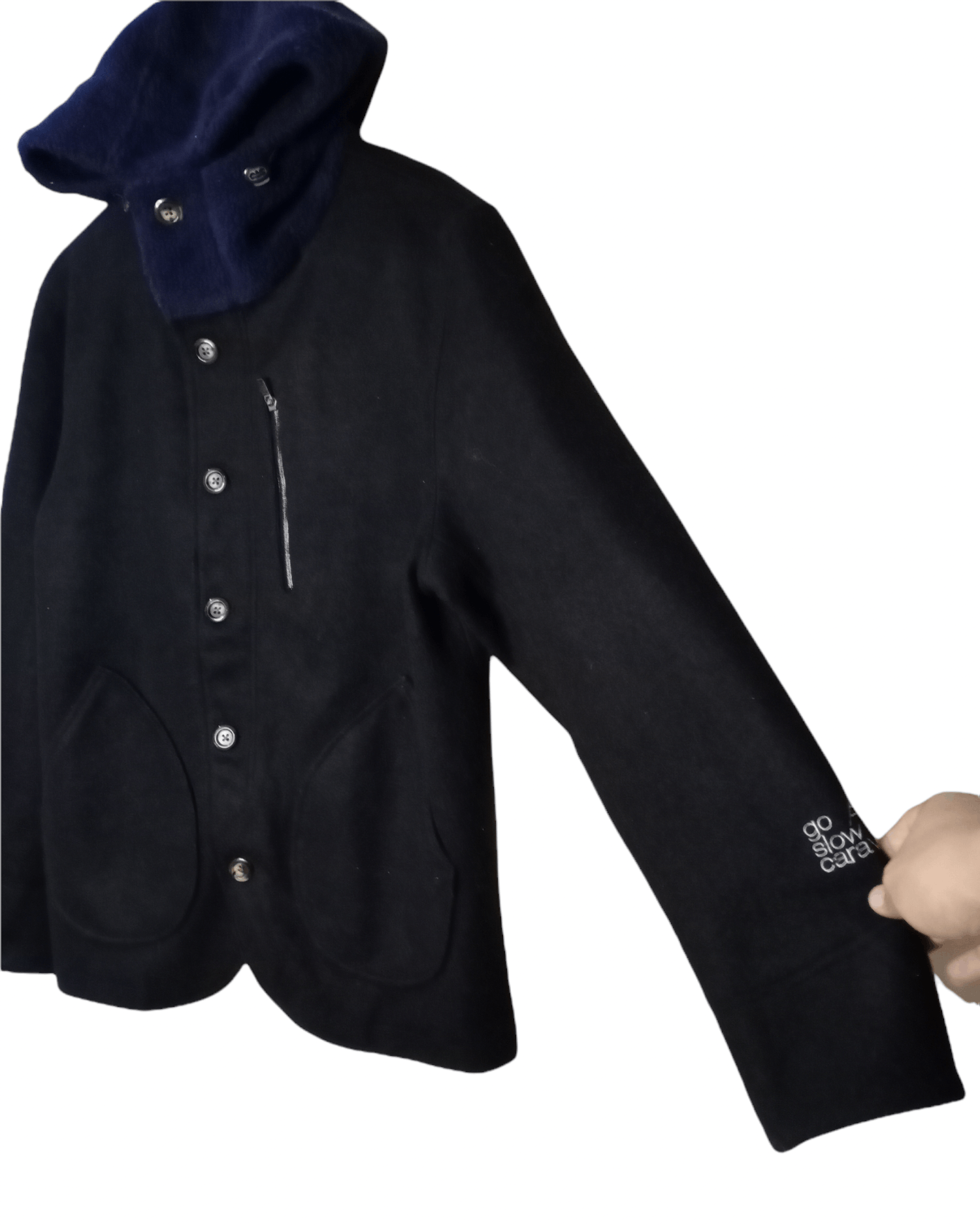 go slow caravan GO Slow Caravan Wool Zipper Fleece Jacket Size US M / EU 48-50 / 2 - 2 Thumbnail