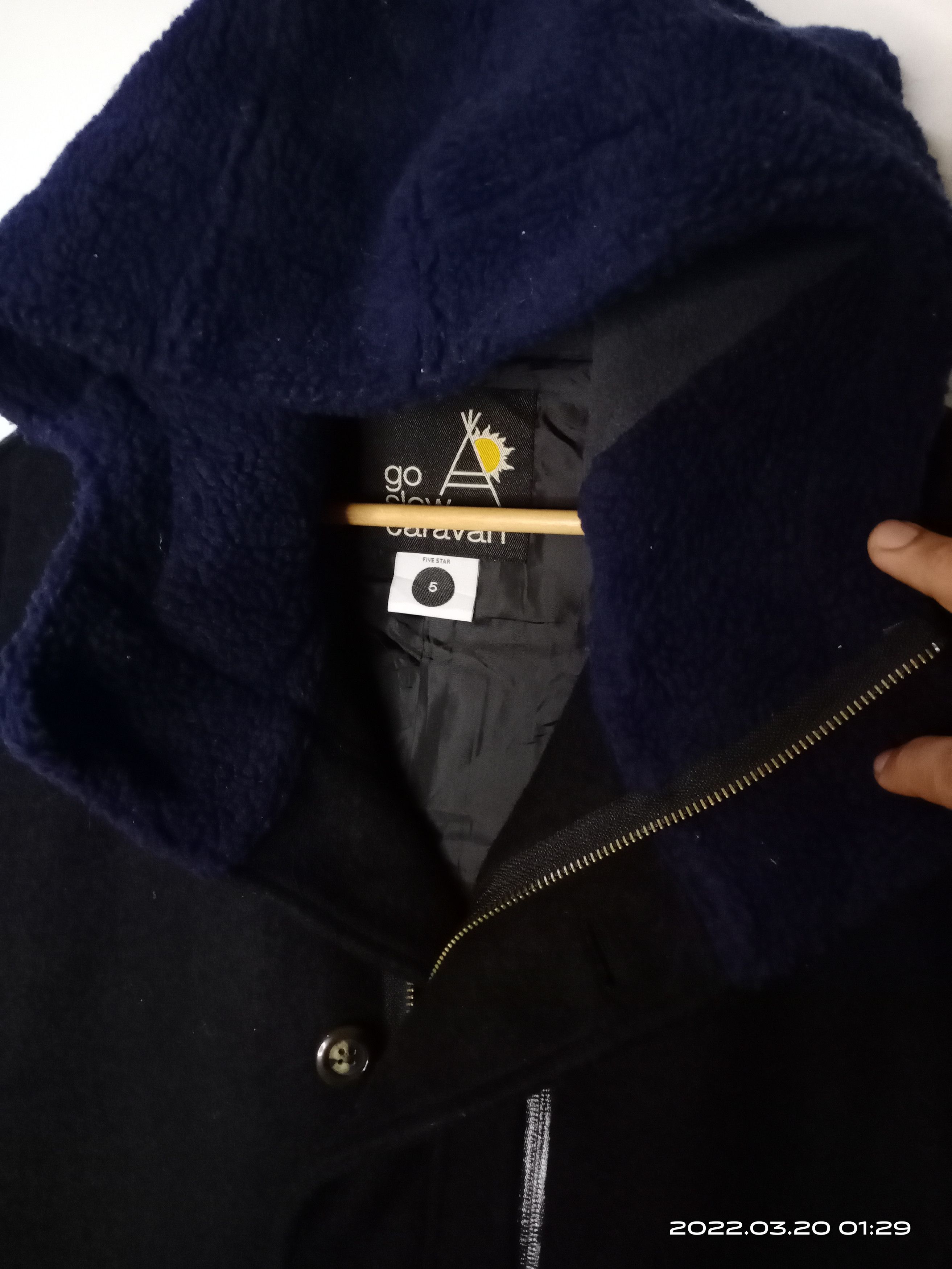 go slow caravan GO Slow Caravan Wool Zipper Fleece Jacket Size US M / EU 48-50 / 2 - 5 Thumbnail