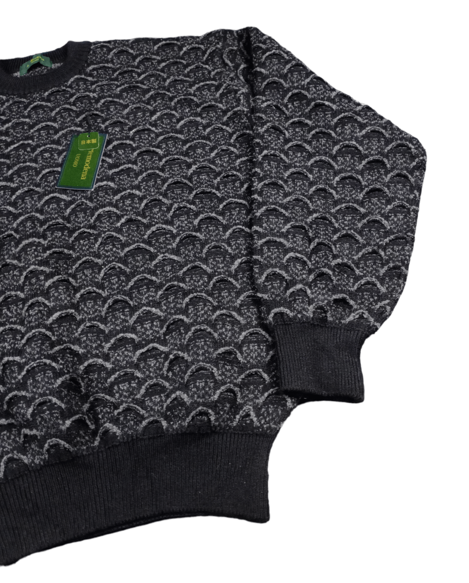Aran Isles Knitwear × Japanese Brand × Vintage 💥RARE💥Artemodena UOMO Knit Sweatshirt Size US L / EU 52-54 / 3 - 3 Thumbnail