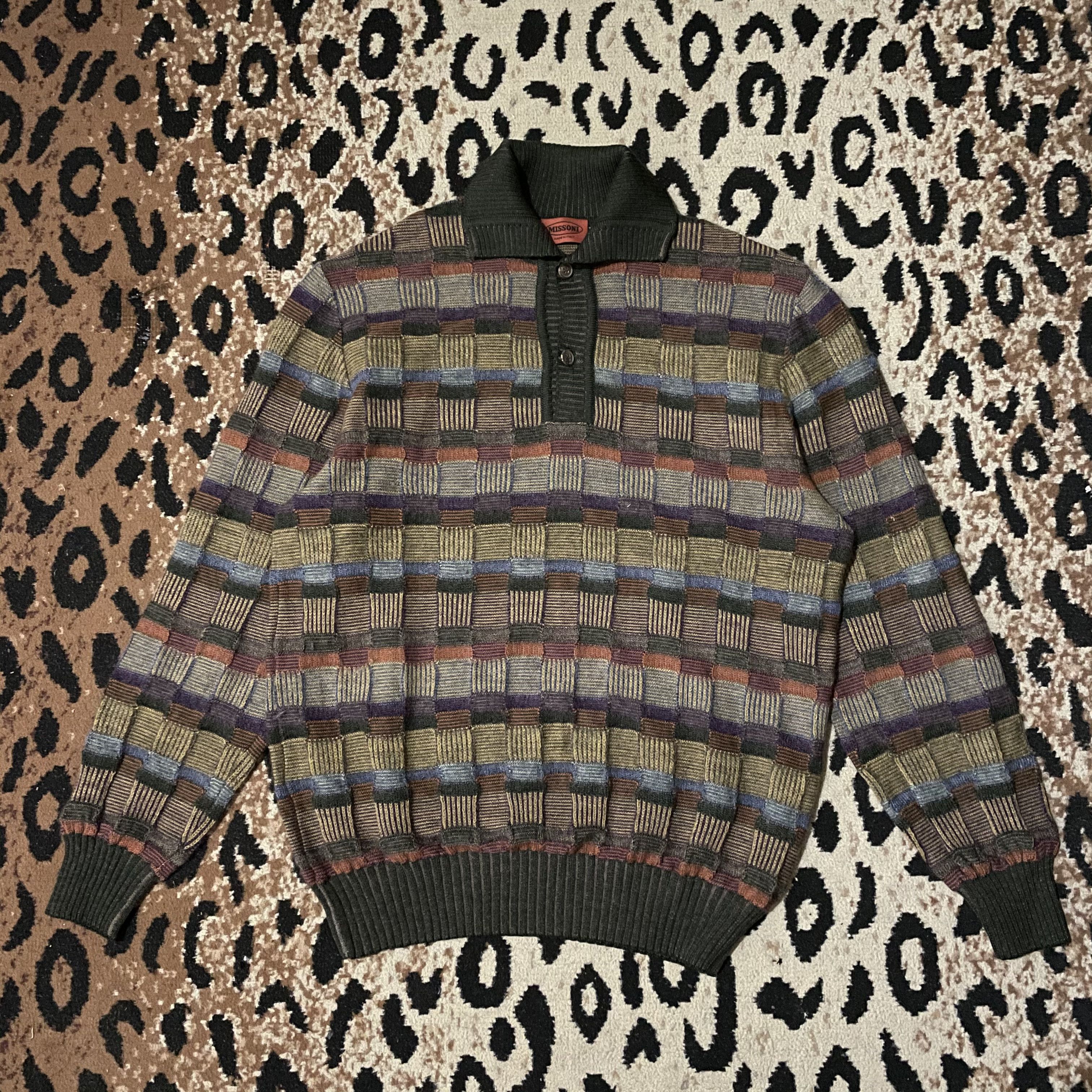 Missoni Missoni Half Button Ups Knitwear Grailed