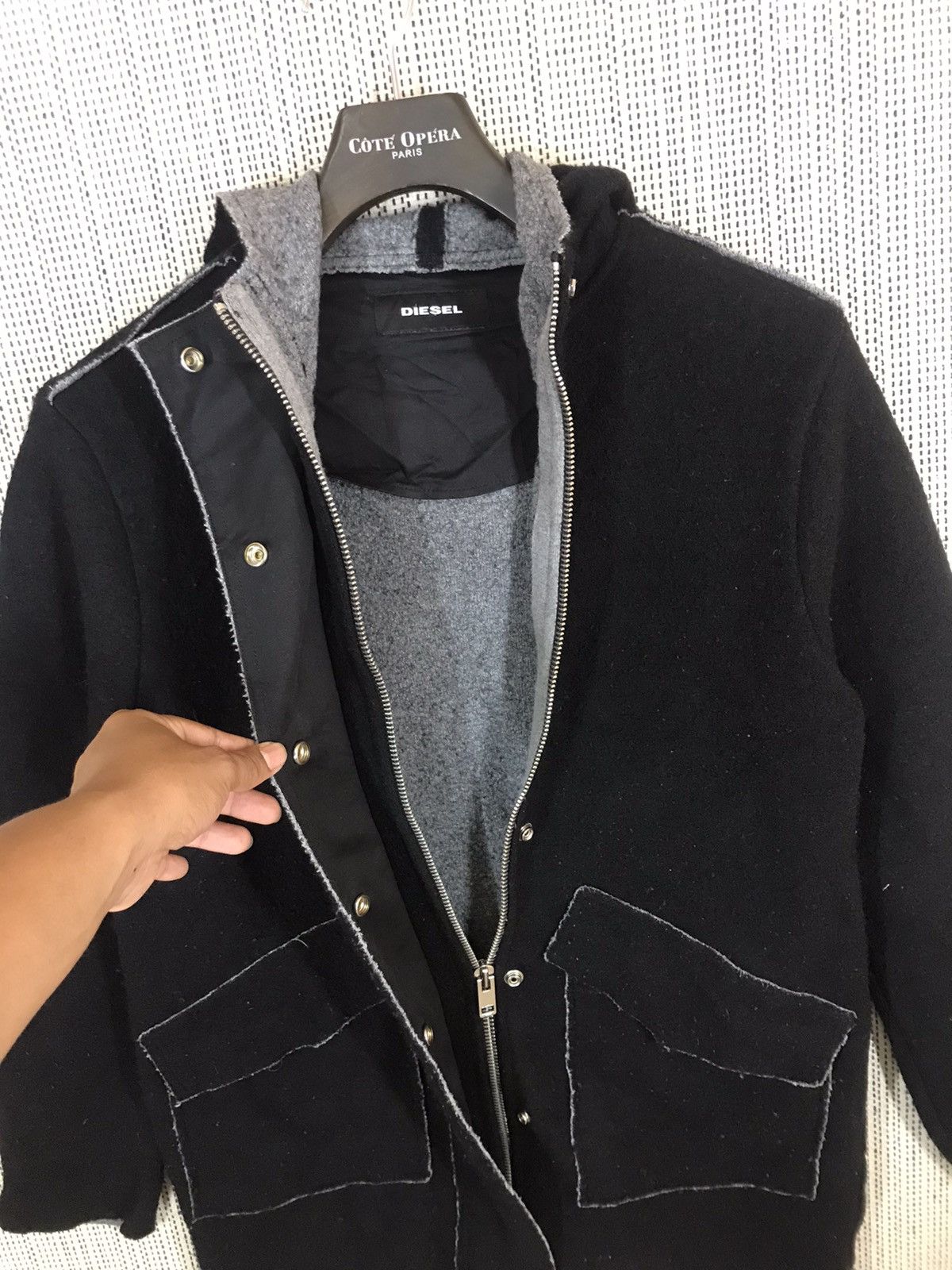 Diesel × Japanese Brand ‼️DIESEL PARKA JACKET WOOL NICE DESIGN‼️ Size US M / EU 48-50 / 2 - 8 Thumbnail
