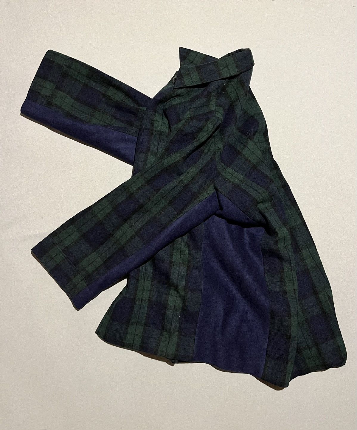 A.P.C. A.P.C. Black Watch Tartan Wool Oversized Coat Size US L / EU 52-54 / 3 - 2 Thumbnail
