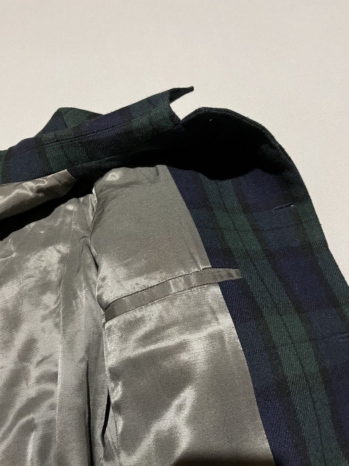A.P.C. A.P.C. Black Watch Tartan Wool Oversized Coat Size US L / EU 52-54 / 3 - 13 Thumbnail