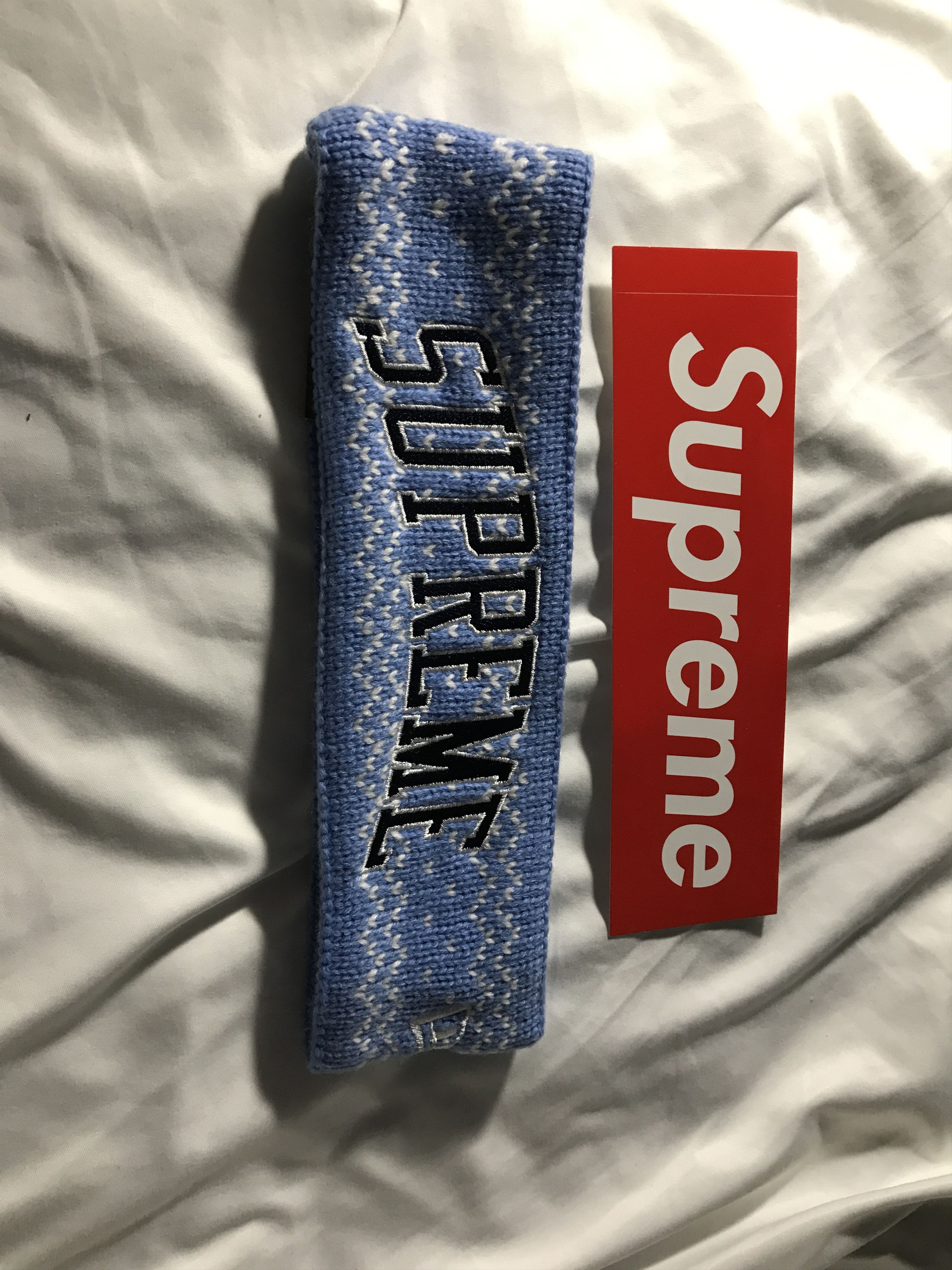 Arc Logo Headband Light Blue Accessories