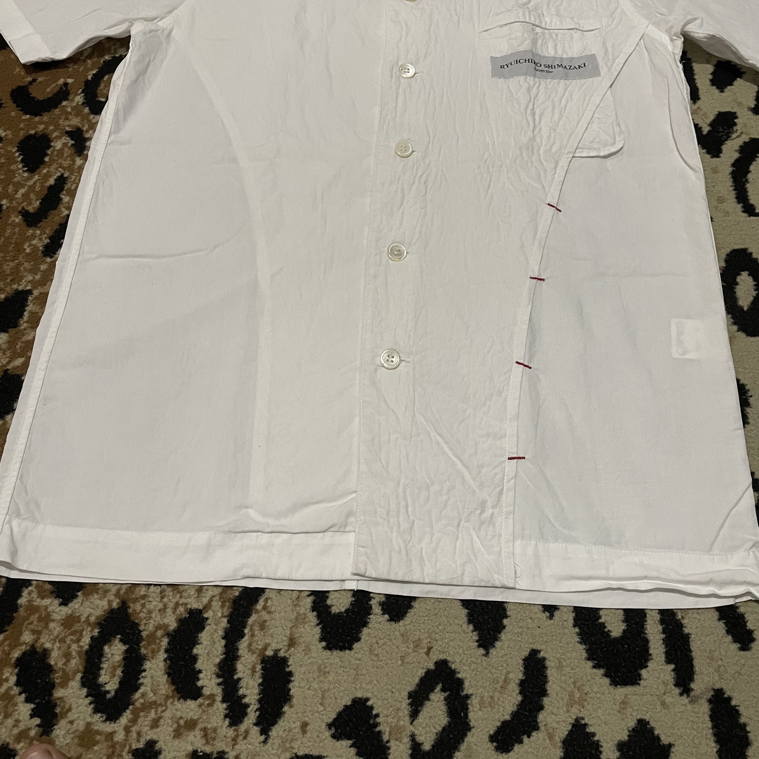 Designer × Japanese Brand Ryuichiro Shimazaki Homme White Shirt Size US M / EU 48-50 / 2 - 3 Thumbnail