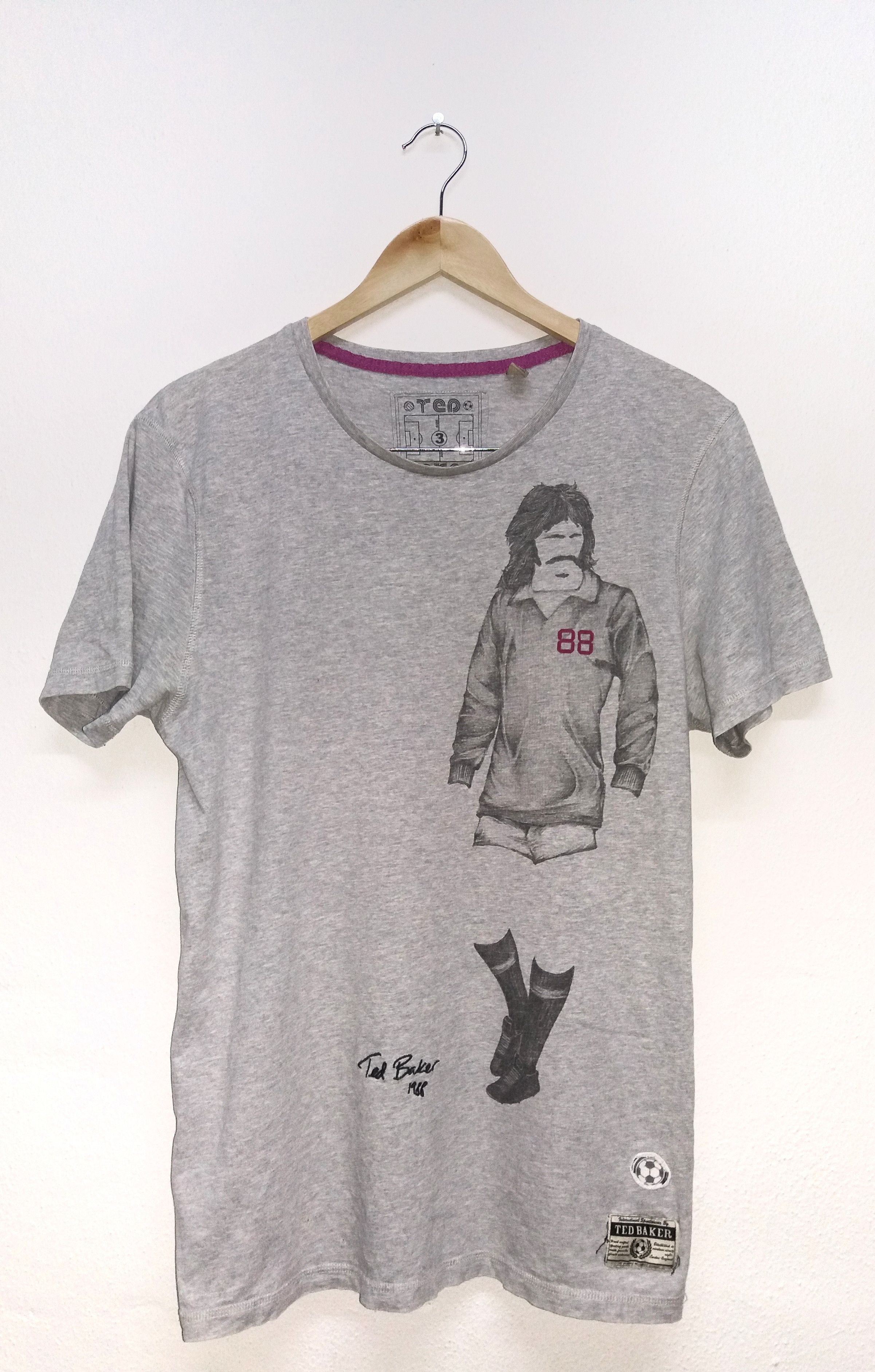 Ted Baker Ted baker in ted we trust short sleeve nice screening Size US M / EU 48-50 / 2 - 2 Thumbnail
