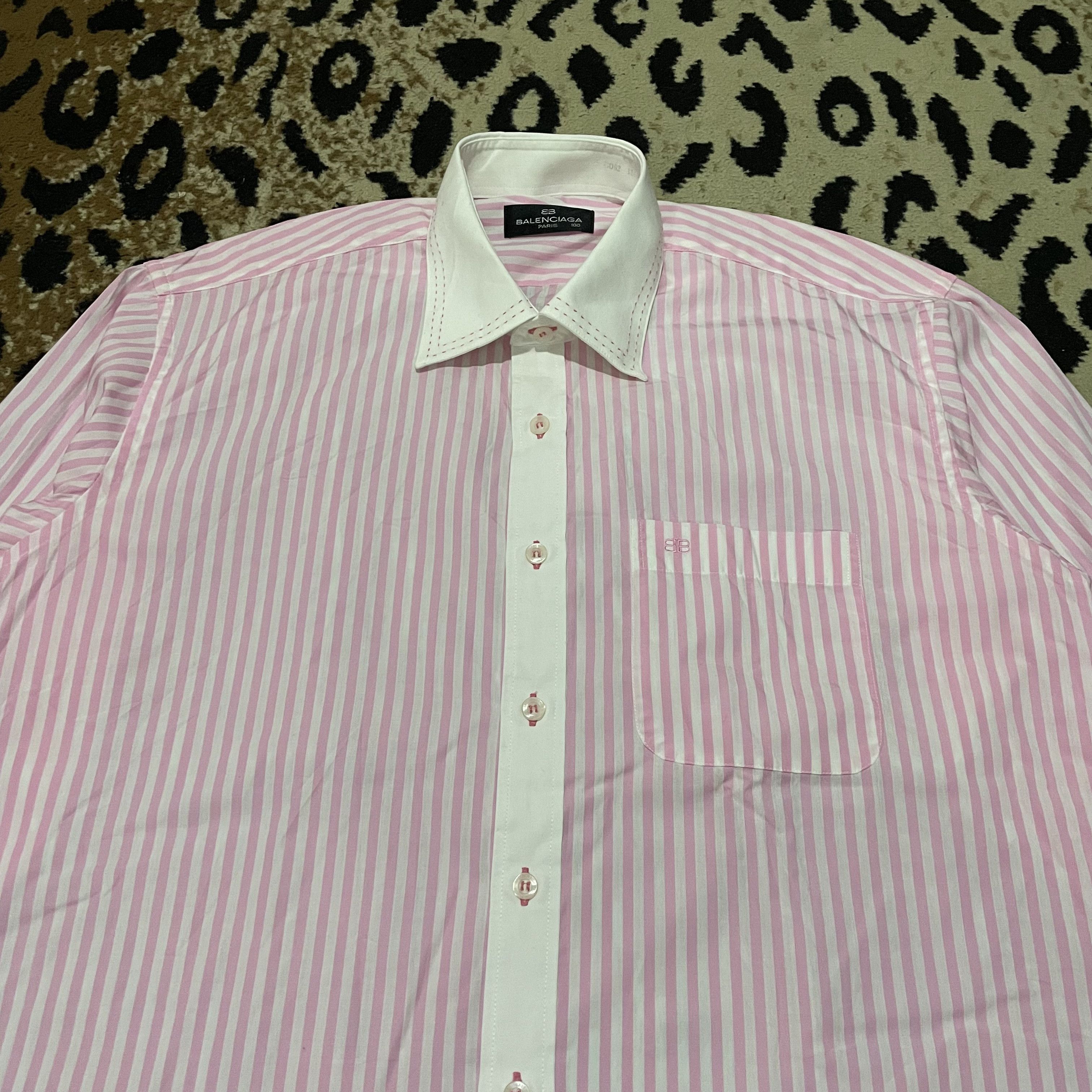Balenciaga Balenciaga Button Ups Size US L / EU 52-54 / 3 - 2 Thumbnail