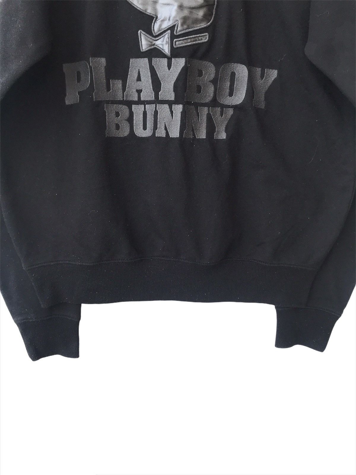Playboy PLAYBOY Black Spellout Big Logo Crewneck Sweatshirt Jumper Size US L / EU 52-54 / 3 - 6 Thumbnail