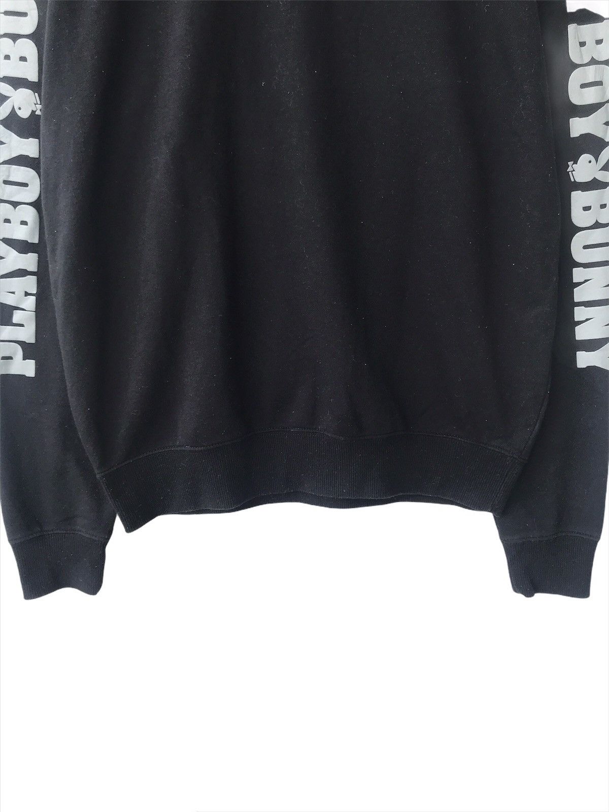 Playboy PLAYBOY Black Spellout Big Logo Crewneck Sweatshirt Jumper Size US L / EU 52-54 / 3 - 4 Thumbnail