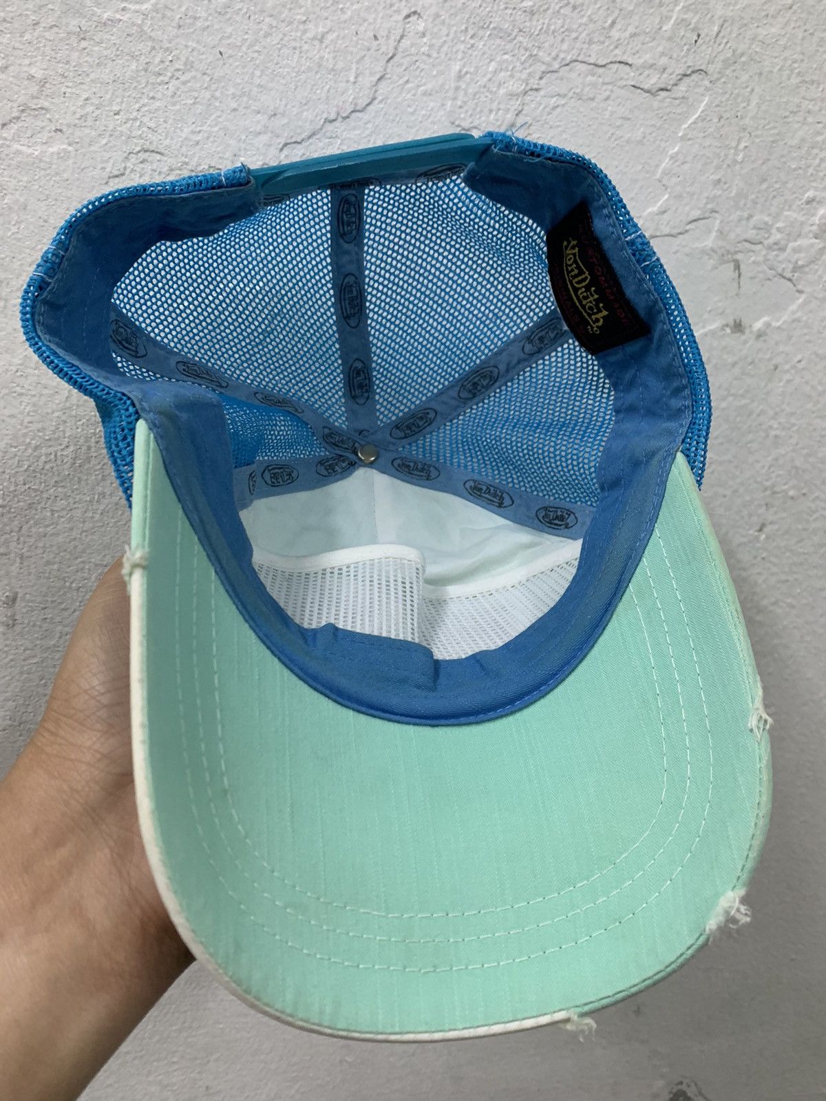Von Dutch Von Dutch Trucker Eric Bostrom Distressed Mesh Hat Size ONE SIZE - 3 Thumbnail