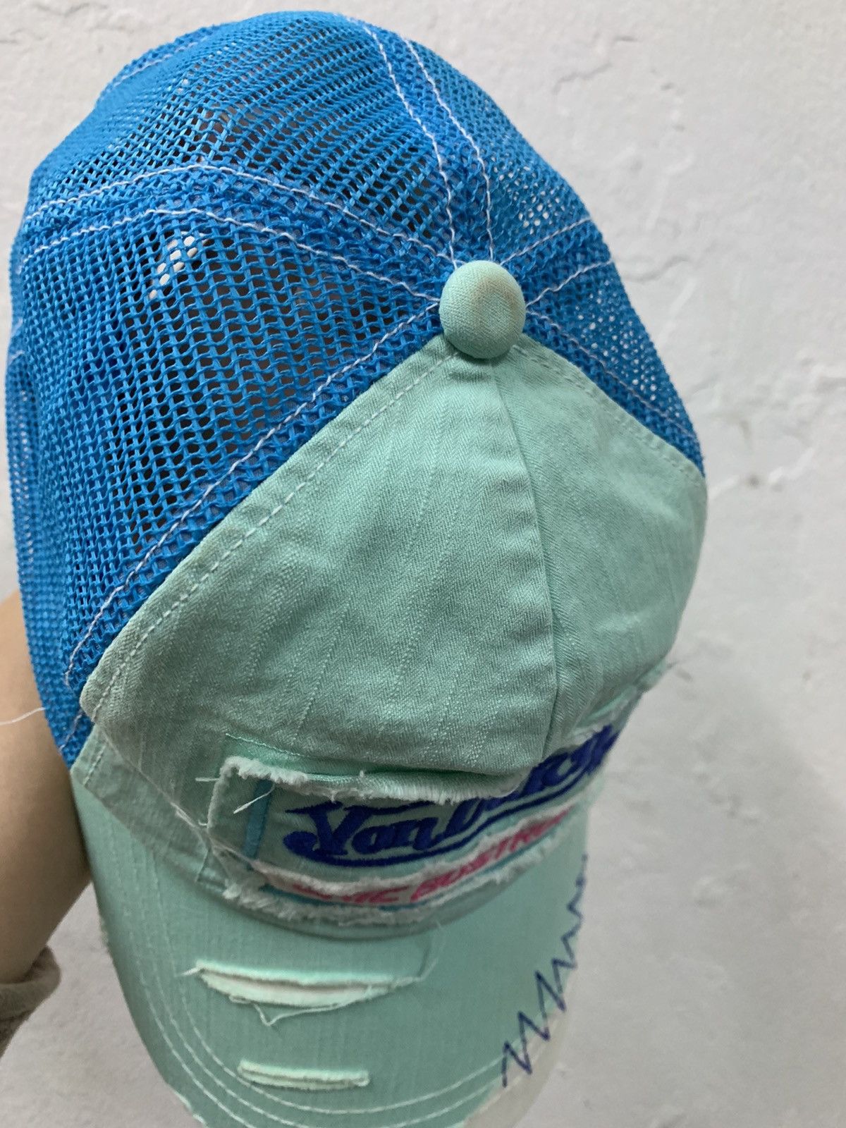 Von Dutch Von Dutch Trucker Eric Bostrom Distressed Mesh Hat Size ONE SIZE - 5 Thumbnail