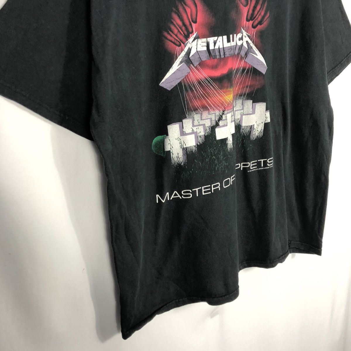 Band Tees × Metallica × Vintage 🔥Rare🔥1994 Metallica Master Of Puppets Promo Tee By Giant Size US XXL / EU 58 / 5 - 10 Thumbnail