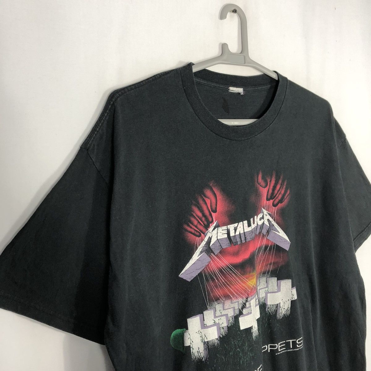Band Tees × Metallica × Vintage 🔥Rare🔥1994 Metallica Master Of Puppets Promo Tee By Giant Size US XXL / EU 58 / 5 - 9 Thumbnail