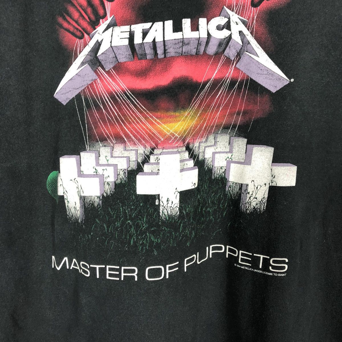 Band Tees × Metallica × Vintage 🔥Rare🔥1994 Metallica Master Of Puppets Promo Tee By Giant Size US XXL / EU 58 / 5 - 5 Thumbnail