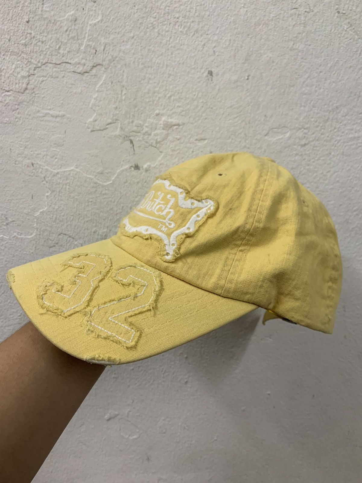 Von Dutch Von Dutch 32 Light Yellow Hat Size ONE SIZE - 2 Thumbnail