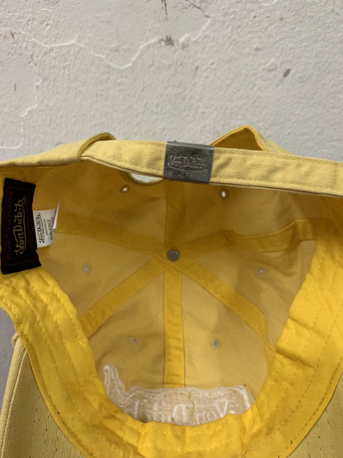 Von Dutch Von Dutch 32 Light Yellow Hat Size ONE SIZE - 3 Thumbnail