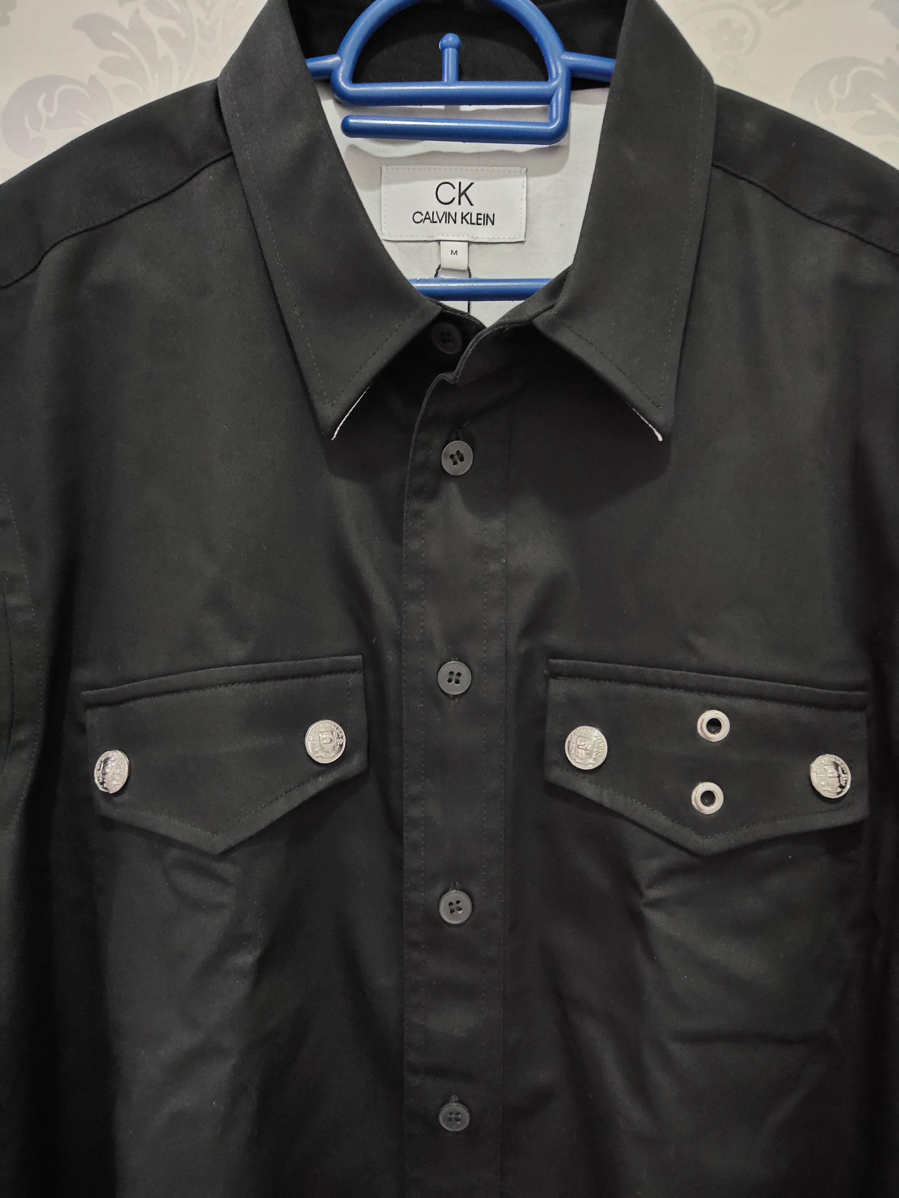 Calvin Klein Rare!! Calvin Klien Studs Long Sleeve Button Up Shirt Size US M / EU 48-50 / 2 - 3 Thumbnail