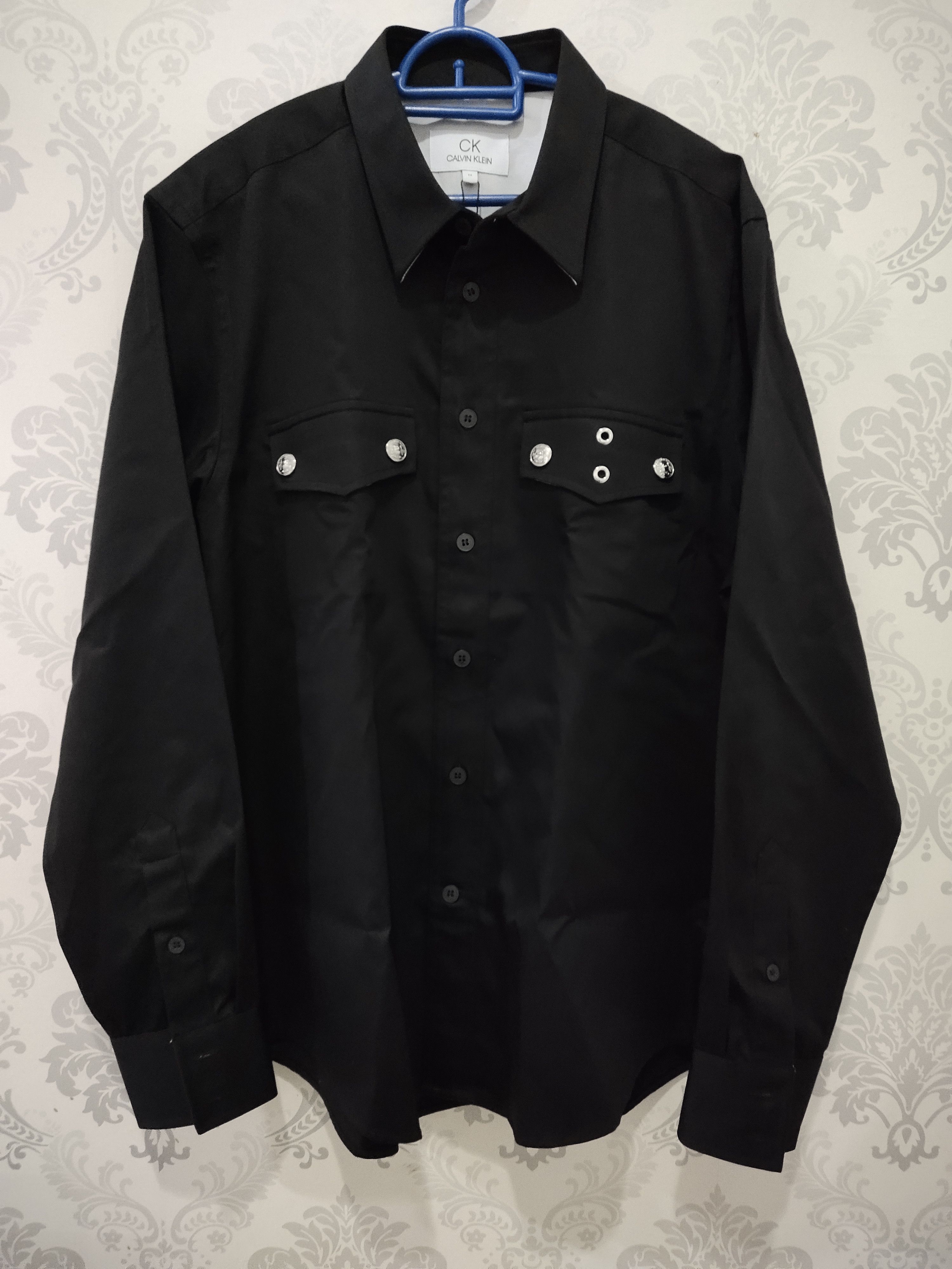 Calvin Klein Rare!! Calvin Klien Studs Long Sleeve Button Up Shirt Size US M / EU 48-50 / 2 - 1 Thumbnail