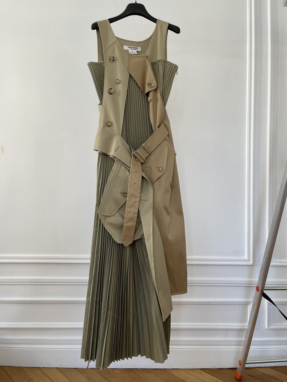 Image of Junya Watanabe Ss20 Deconstructed Trench Coat in Beige, Women's (Size Small)