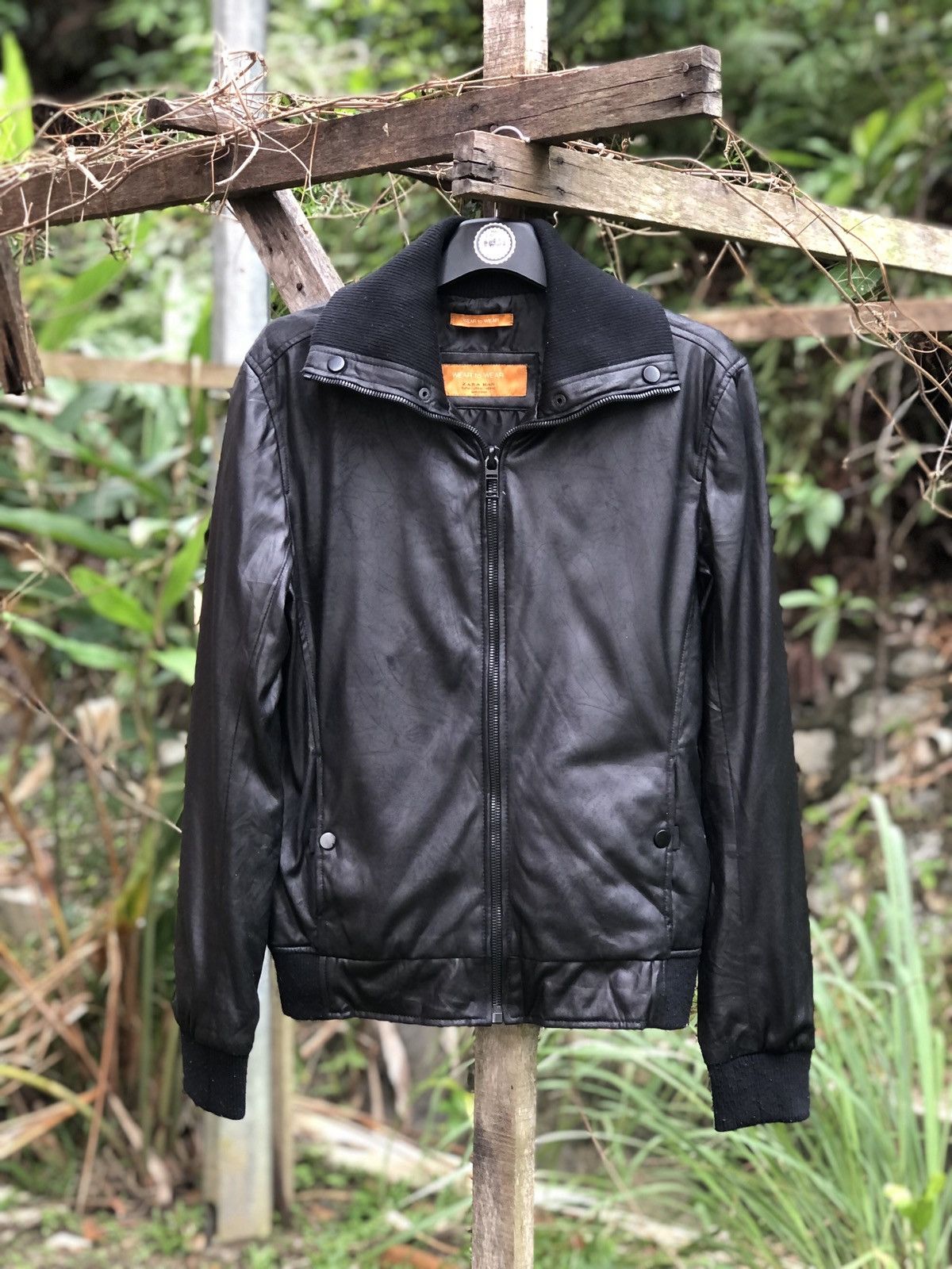 Zara Zara Man Zipper Jacket High Neck Size US M / EU 48-50 / 2 - 1 Thumbnail