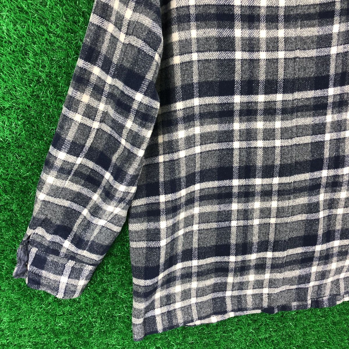 Vintage Vintage 90's Wool Jacket Tartan Check by West Win Size US M / EU 48-50 / 2 - 6 Thumbnail