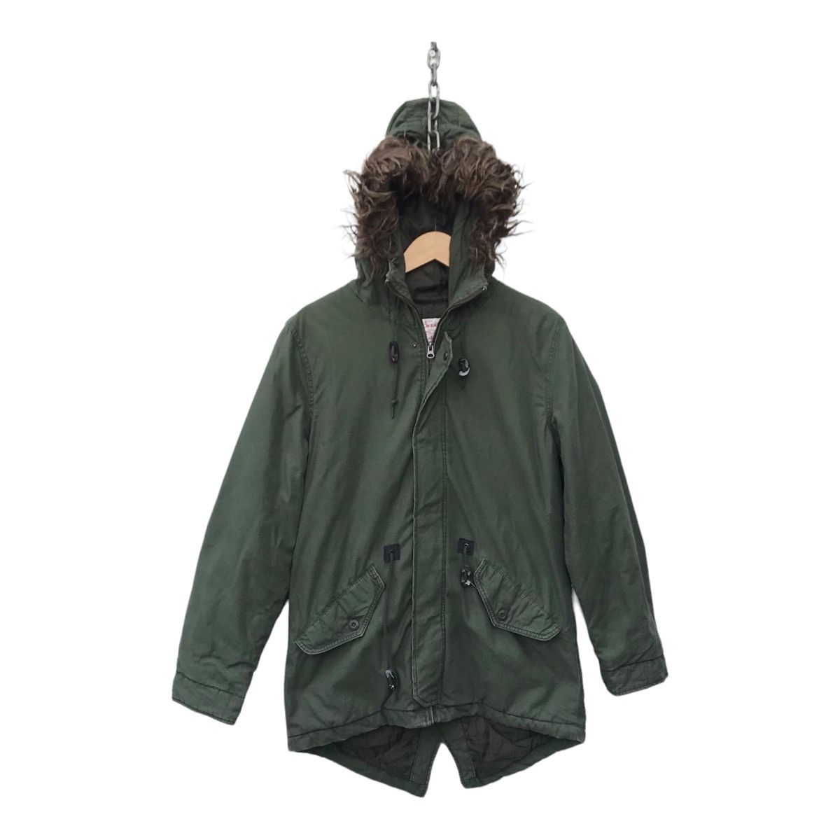 Japanese Brand 291295 Labo Military Style Fishtail Parka Hoodie Jacket Size US M / EU 48-50 / 2 - 1 Thumbnail