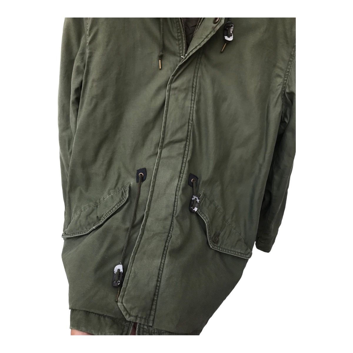 Japanese Brand 291295 Labo Military Style Fishtail Parka Hoodie Jacket Size US M / EU 48-50 / 2 - 5 Thumbnail