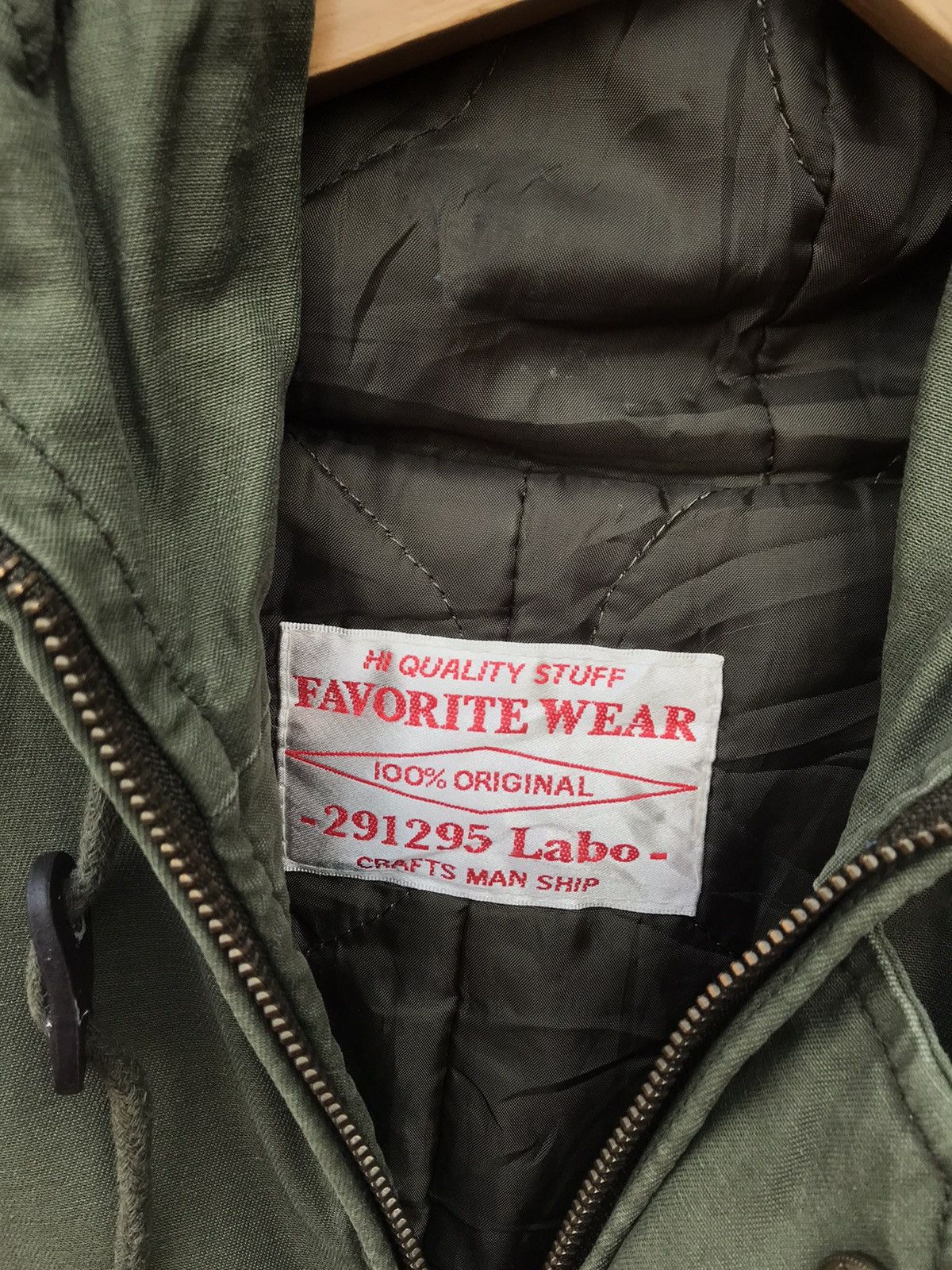 Japanese Brand 291295 Labo Military Style Fishtail Parka Hoodie Jacket Size US M / EU 48-50 / 2 - 4 Thumbnail