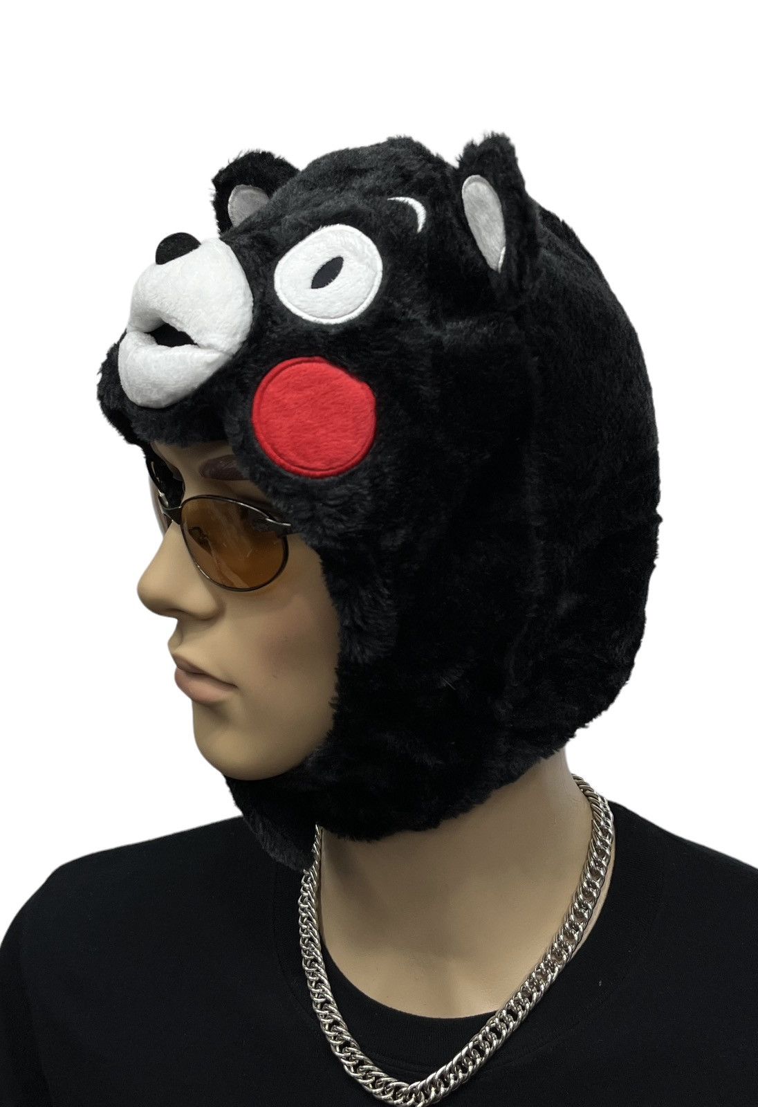 Japanese Brand Vtg KUMAMON Maskot Japan’s Most Popular Bear Acrylic Trapper Size ONE SIZE - 3 Thumbnail