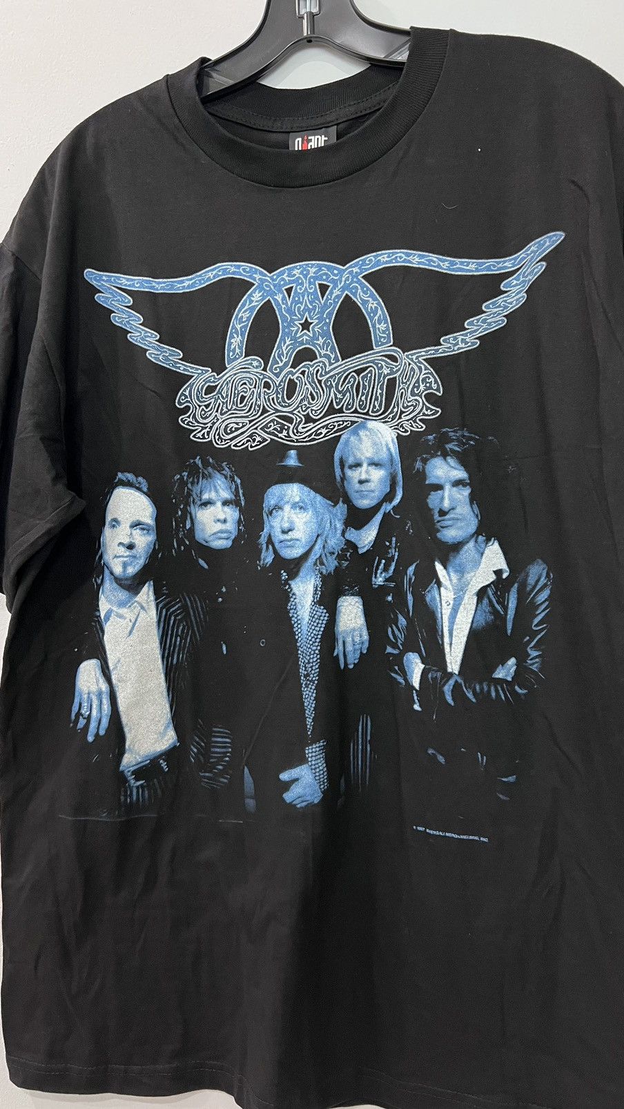 Aerosmith 1997 Aerosmith Nine Lives World Tour Size Large Giant Tag Size US L / EU 52-54 / 3 - 2 Thumbnail