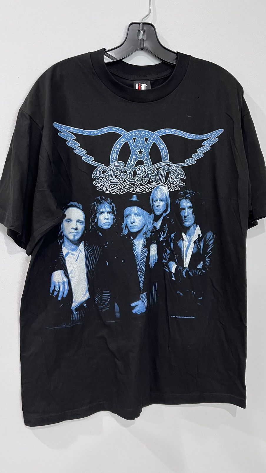 Aerosmith 1997 Aerosmith Nine Lives World Tour Size Large Giant Tag Size US L / EU 52-54 / 3 - 1 Thumbnail