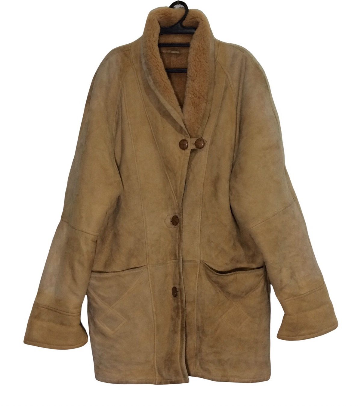 Vintage Vintage SHEARLING Original Lambskin 100% Jacket Size US L / EU 52-54 / 3 - 1 Thumbnail