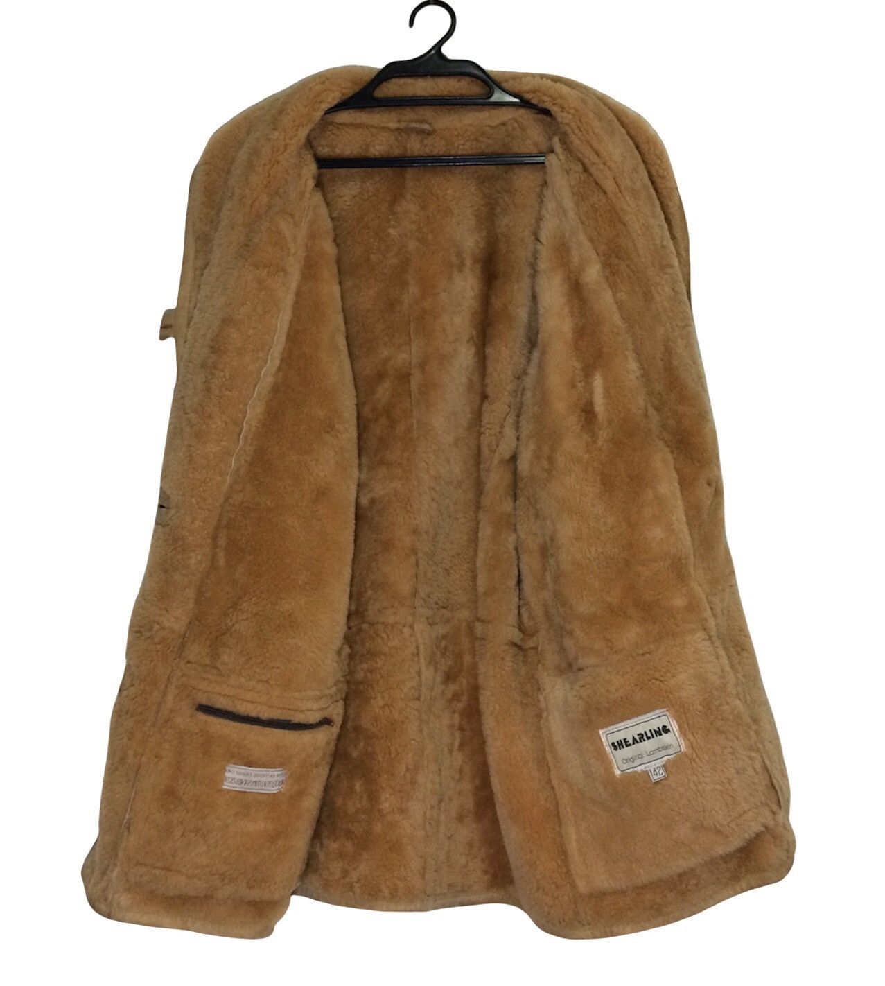 Vintage Vintage SHEARLING Original Lambskin 100% Jacket Size US L / EU 52-54 / 3 - 4 Thumbnail