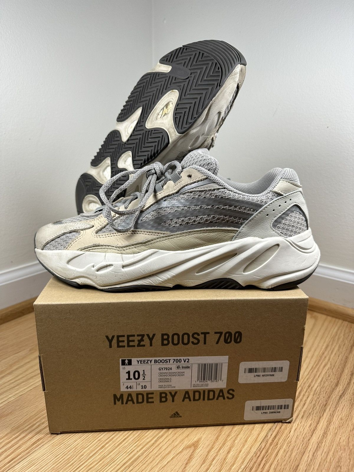 adidas gazelle silver green womens ADIDAS YEEZY BOOST 700 V2 'CREAM' – Locker SF