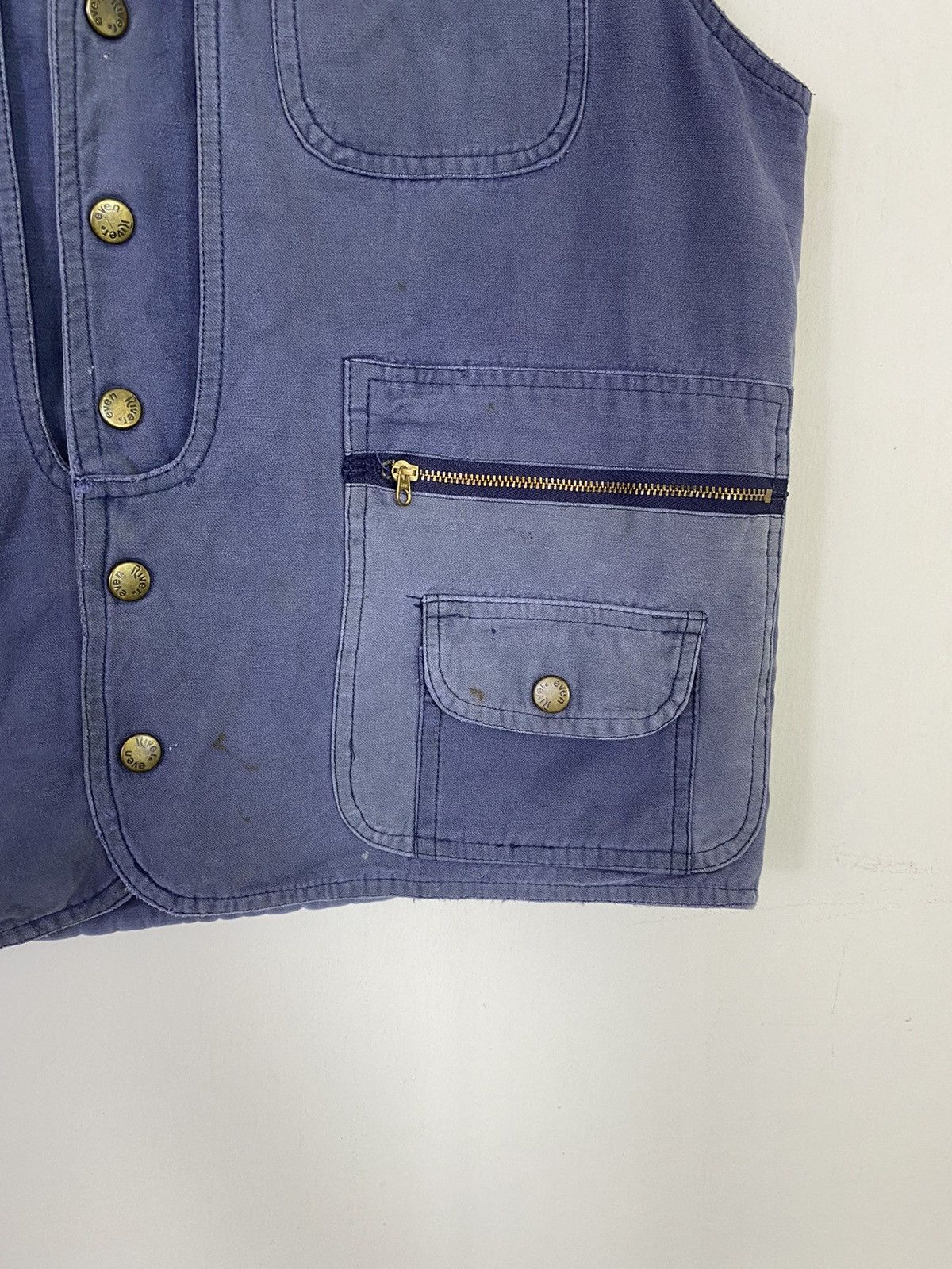 Vintage Gcw23🔥Vintage EvenRiver Multi Pocket Sherpa Lining Vest Size US M / EU 48-50 / 2 - 12 Thumbnail