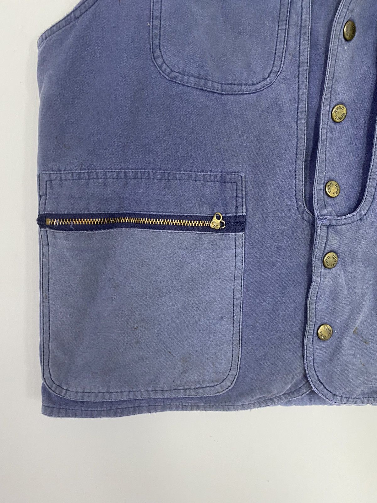 Vintage Gcw23🔥Vintage EvenRiver Multi Pocket Sherpa Lining Vest Size US M / EU 48-50 / 2 - 13 Thumbnail