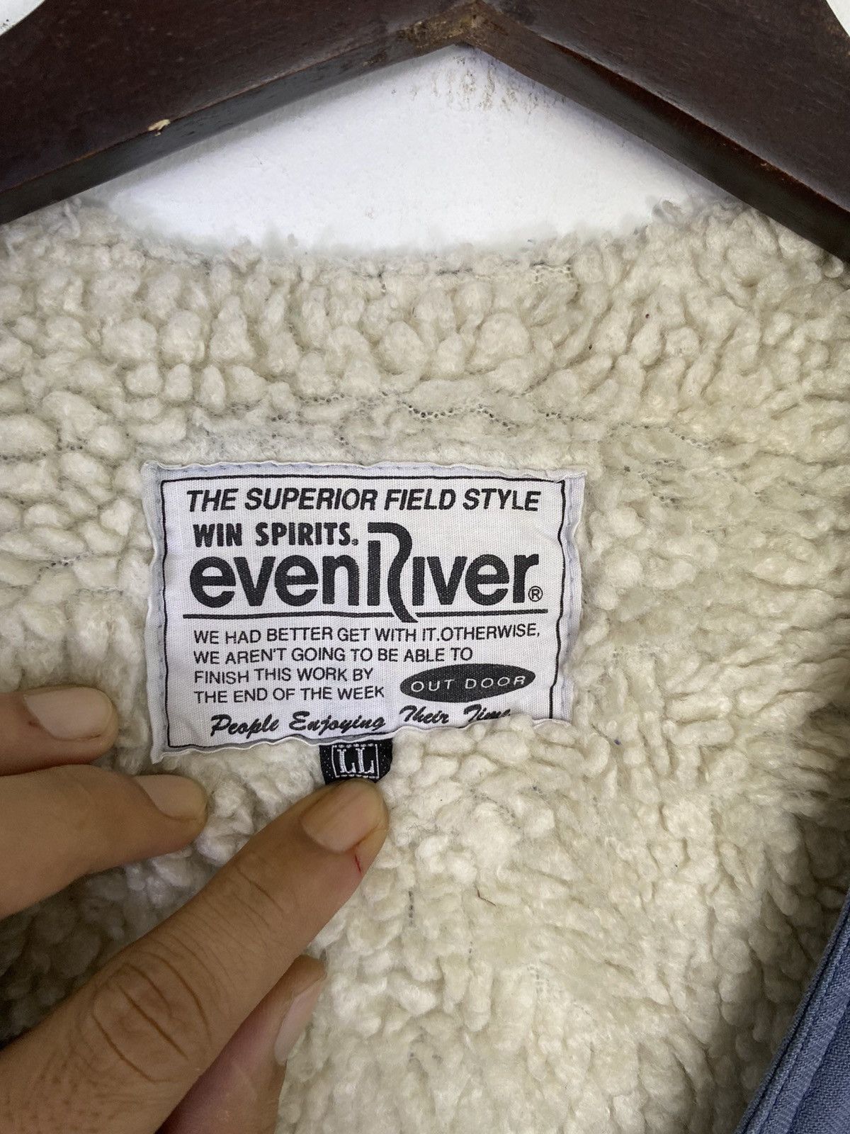 Vintage Gcw23🔥Vintage EvenRiver Multi Pocket Sherpa Lining Vest Size US M / EU 48-50 / 2 - 7 Thumbnail