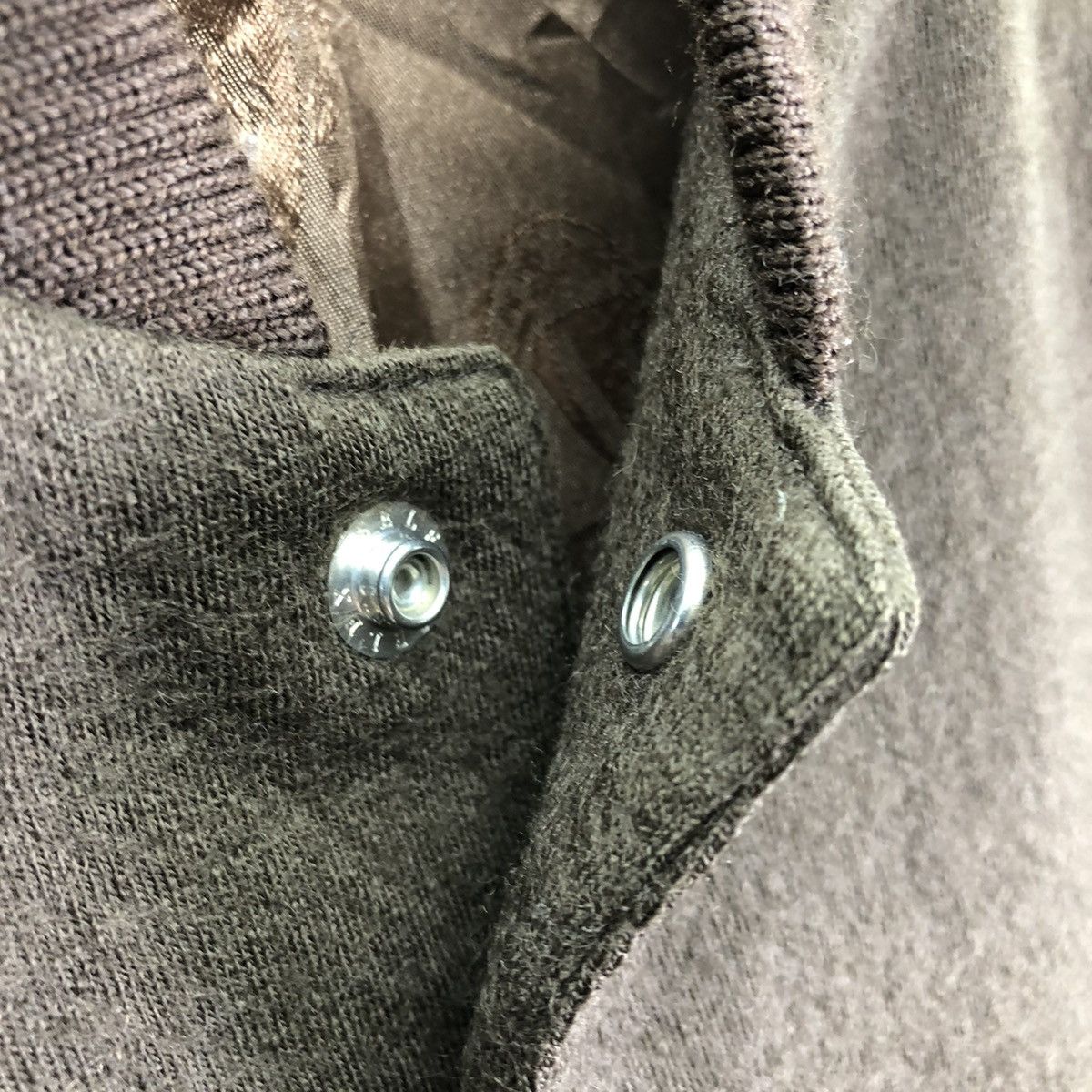 Japanese Brand Vintage 90's Wool Bomber Jacket Snap Button Up Size XS / US 0-2 / IT 36-38 - 9 Thumbnail