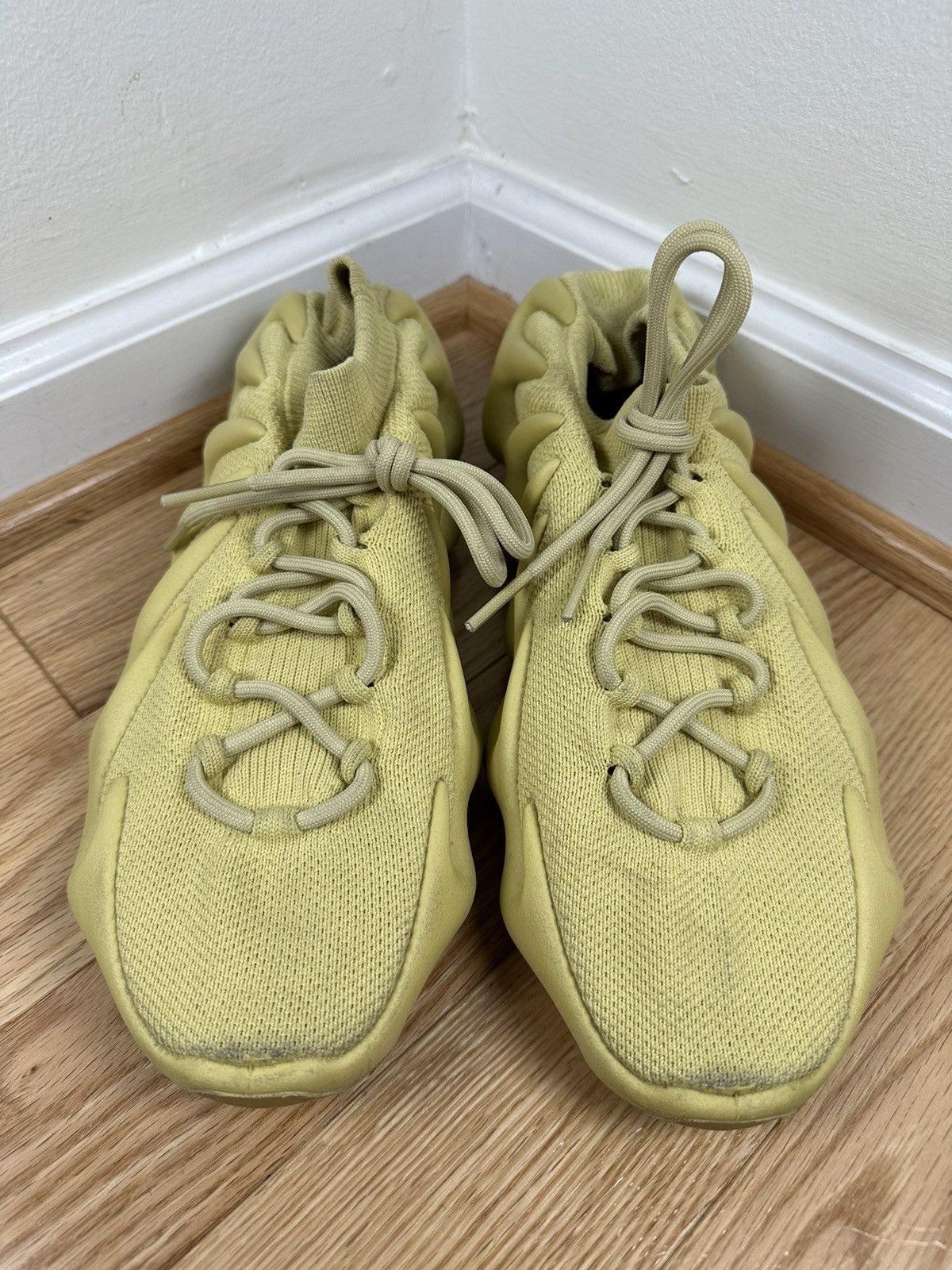 Adidas × Kanye West Adidas Yeezy Boost 450 Sulfur Size US 13 / EU 46 - 2 Thumbnail