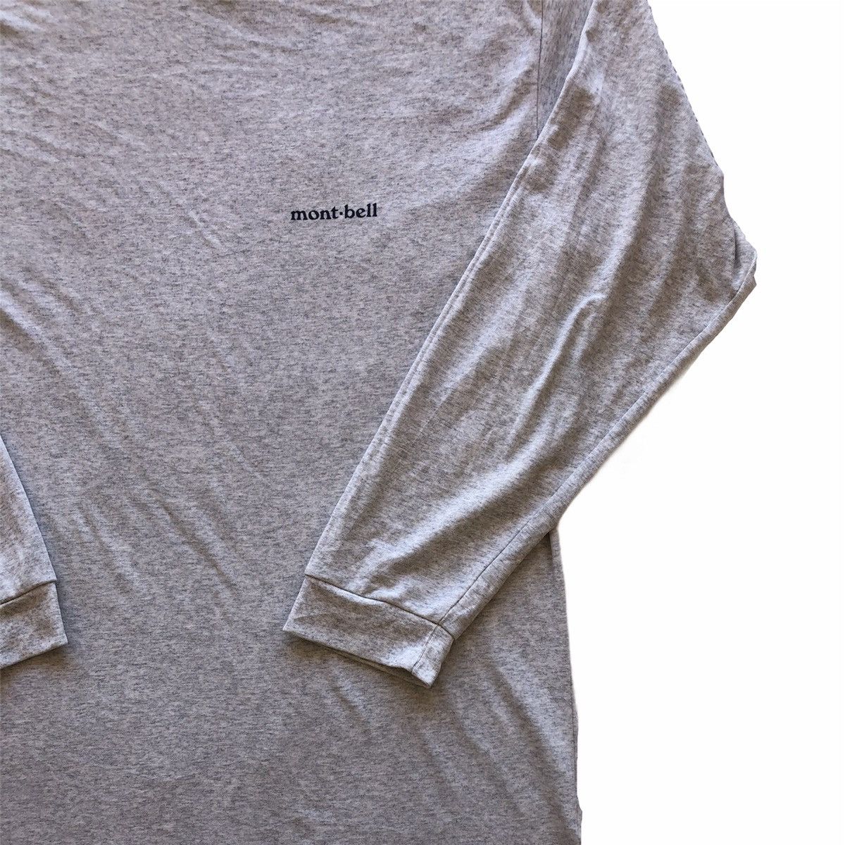 Montbell Vintage Y2K Montbell Long Sleeve Tee Round Collar Size US M / EU 48-50 / 2 - 3 Thumbnail