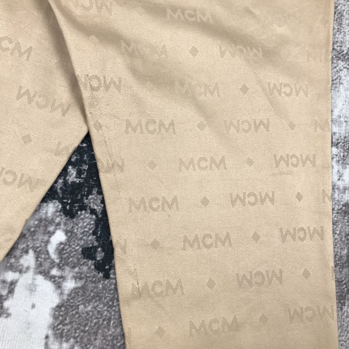 MCM × Vintage Vintage MCM Legeré Trouser High waist Monogram Design Pant Size 26" / US 2 / IT 38 - 10 Thumbnail