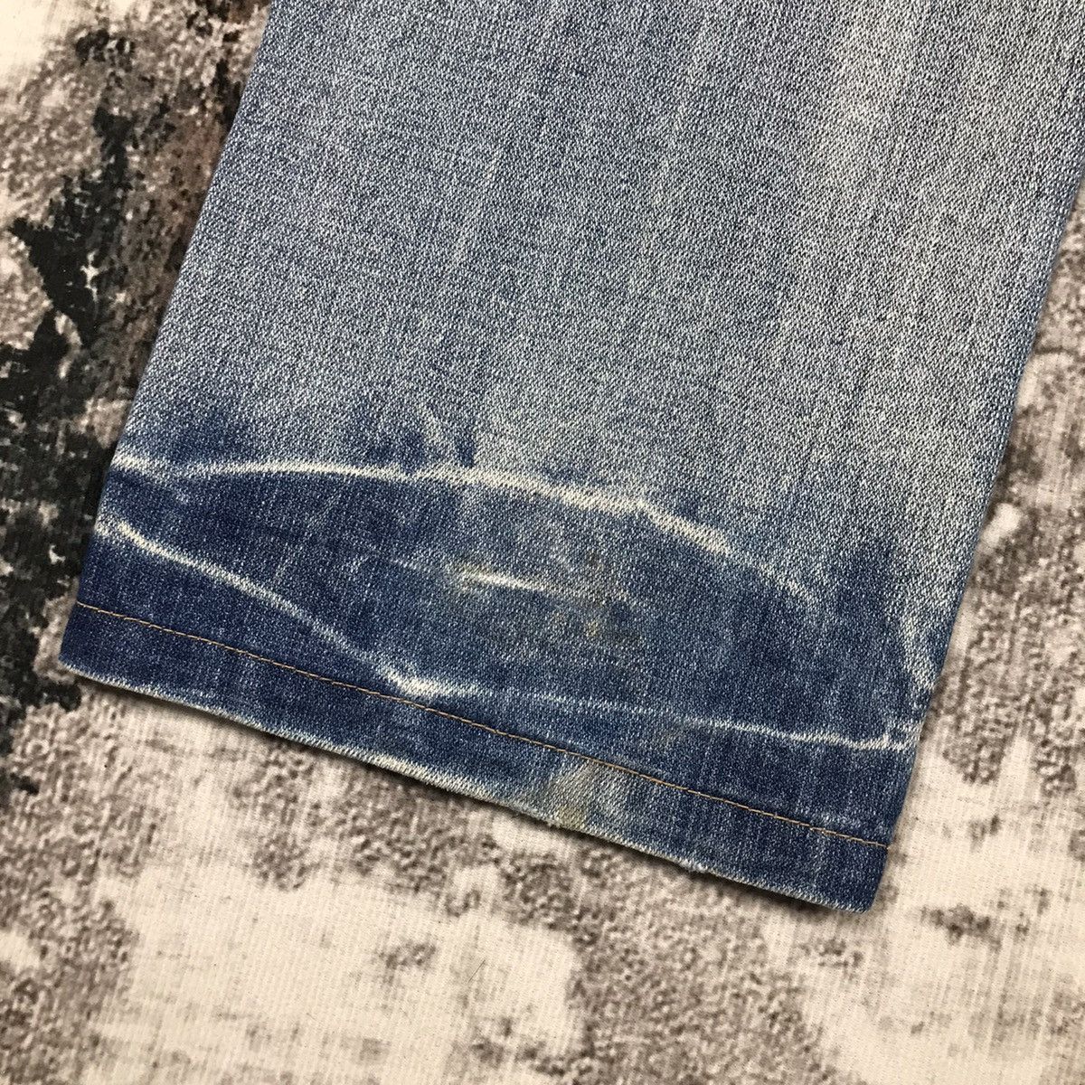 Japanese Brand × Vintage Japanese Flying Angel Flare Light Wash Jeans Size 29" - 5 Thumbnail