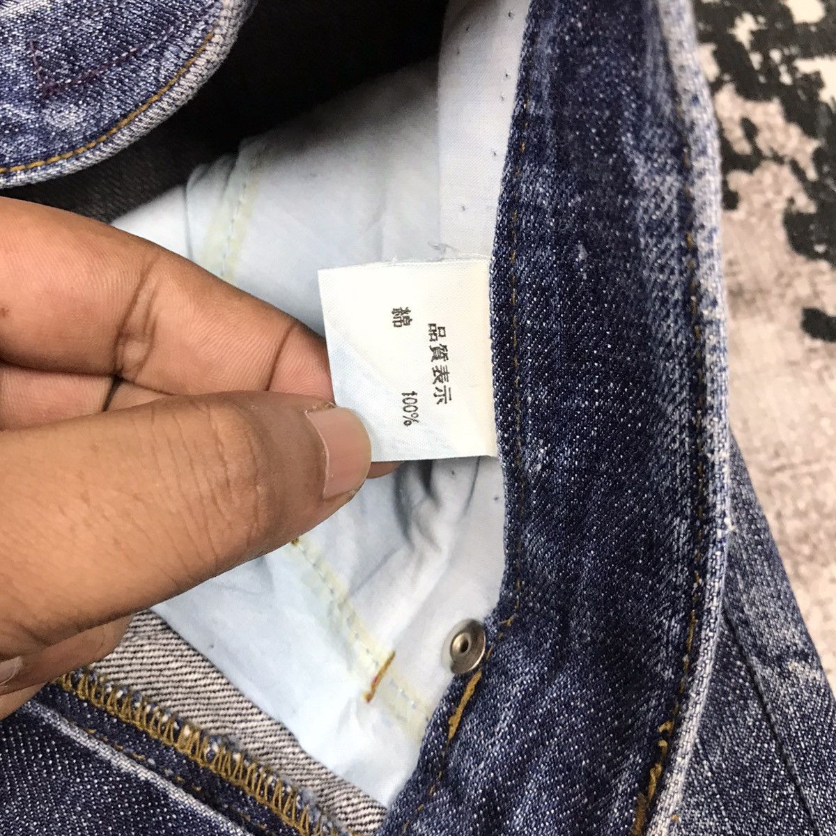 Japanese Brand × Vintage Japanese Bbaby&Bbaby Insane Distressed Design Slim Jeans Size 29" - 14 Thumbnail