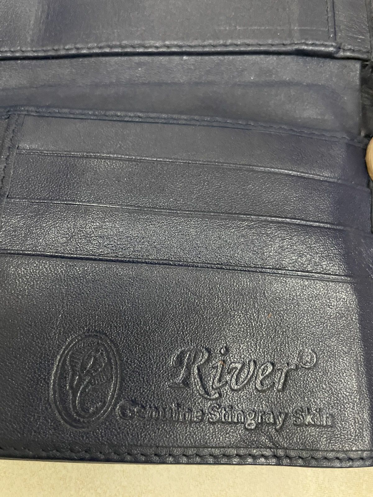 Leather × Vintage Vintage Stingray Trifold Wallet Size ONE SIZE - 4 Thumbnail