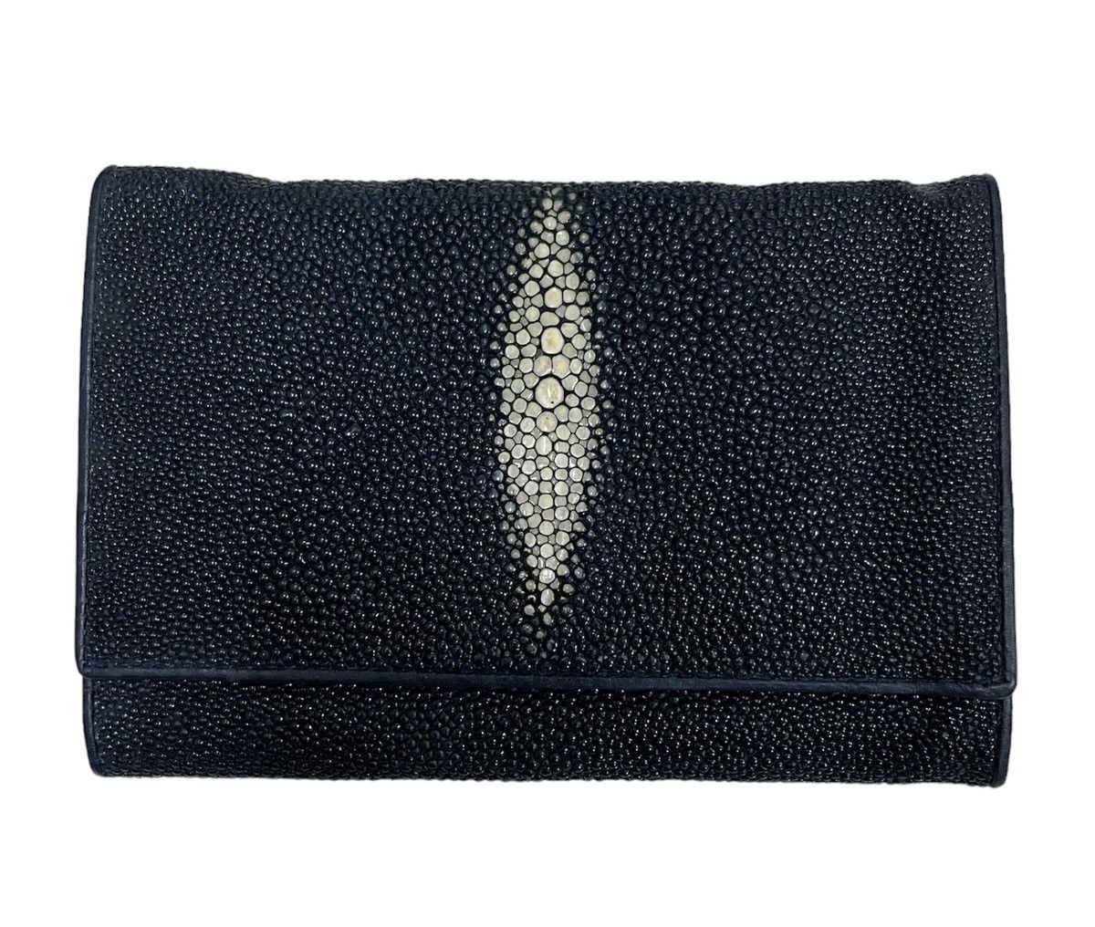 Leather × Vintage Vintage Stingray Trifold Wallet Size ONE SIZE - 1 Thumbnail