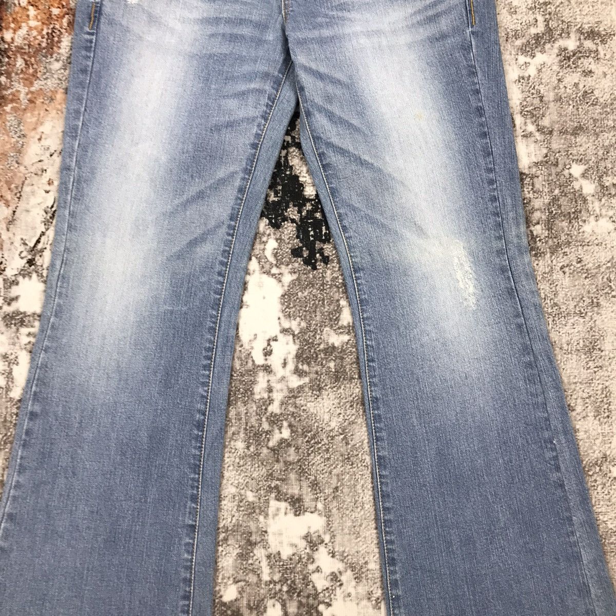 Designer × Japanese Brand × Vintage Vintage Japanese Hbis Flare Light Wash Jeans Size 28" / US 6 / IT 42 - 3 Thumbnail