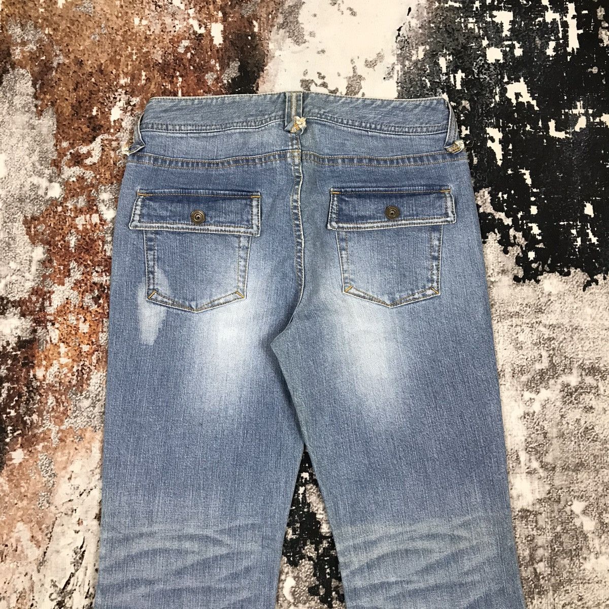 Designer × Japanese Brand × Vintage Vintage Japanese Hbis Flare Light Wash Jeans Size 28" / US 6 / IT 42 - 9 Thumbnail