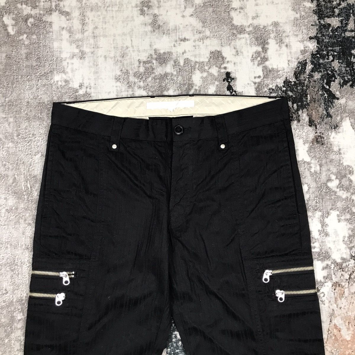 Designer × Japanese Brand × Vintage Vintage Japanese Buana Giornata Stripe Designs Cargo Pants Size US 33 - 3 Thumbnail